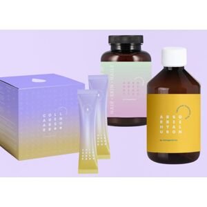 KolagenDrink ABSORBii Beauty set (kolagén, gumíci, hyaluron) 3 produkty