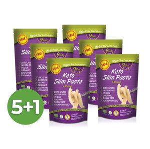 Výhodný balíček konjakových penne Slim Pasta v náleve  5+1 zadarmo