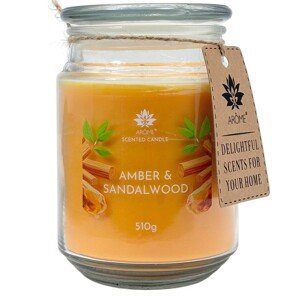 ARÔME Sviečka v skle Amber & Sandalwood 510 g