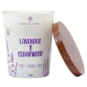 ARÔME Sviečka v skle s kovovým viečkom Lavender & Cedarwood 255g