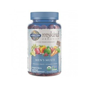 Organics - žuvacie multivitamíny pre mužov z organického ovocia, 120 gumídkov