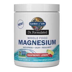 Magnesium Dr. Formulated Horčík - malina a citrón, 198,4 g