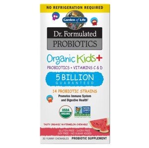 Dr. Formulated probiotiká pre deti - vodný melón, 30 žuvacích kapsúl