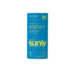 Detská minerálna ochranná tyčinka na celé telo SPF 30 - bez vône, 60 g