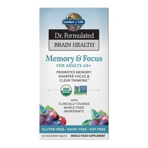 Dr. Formulated - pre pamäť a sústredenie - dospelý 40+, 60 tabliet