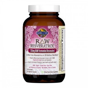 RAW Resveratrol, 60 kapsúl