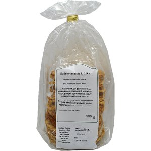 Nutrivital Ananás sušený krúžky 500g