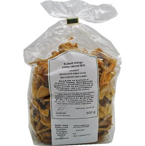 Nutrivital Mango natural plátky BIO 500g