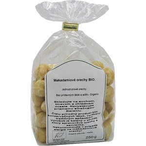 Nutrivital Makadamiové orechy BIO 250g