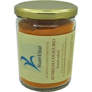 Nutrivital Kurkuma dlhá BIO 200g koreň mletý