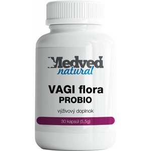 Medved Vagi flora PROBIO 30 kapsúl