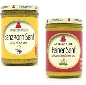 Zwergenwiese Horčica BIO Zwergenwiese 160ml - Horčica jemná