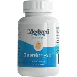 Medved Jasná myseľ 30 kapsúl