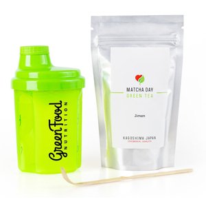 Balík shaker zelený čaj - BIO Jimen 50 g (ALU sáčok) - Matcha Day