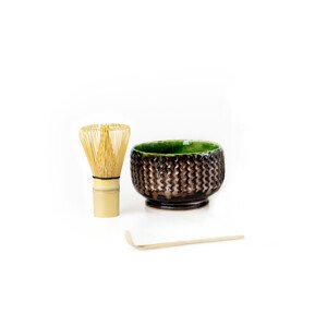 Matcha set - Tradičná príprava Matcha čaju hnedá - Matcha Day