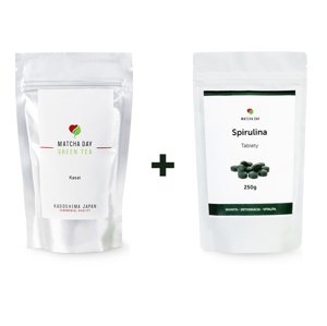 Balík Štíhla línia (Matcha Day Kasai 50g + Spirulina 250g) - Matcha Day