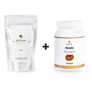 Balík Energia (Matcha Day Kasai 50g + Reishi 90 kapsúl) - Matcha Day