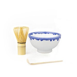 Matcha set - Tradičná príprava zelený čaj biela - Matcha Day