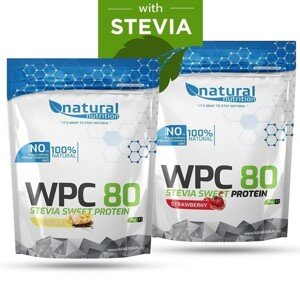 WPC 80 CFM STEVIA SWEET – srvátkový whey proteín 1kg Vanilla