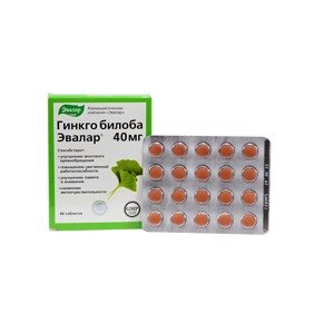Ginkgo Biloba - Evalar - 40mg