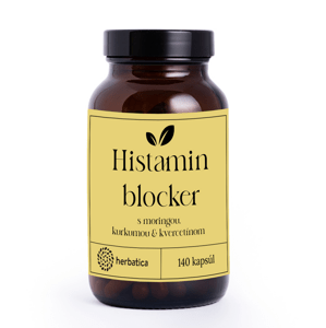 Histamin blocker s moringou, kurkumou a kvercetínom - 140 kapsúl - Herbatica