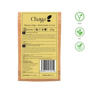 Čaga sibírska sušené kúsky (4-5 cm) - 200g - Herbatica