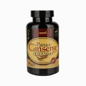 Ženšenový extrakt 500mg ( Panax ginseng ) - 90 kapsúl - HealthNA