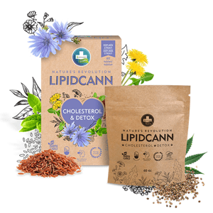 LIPIDCANN CHOLESTEROL a DETOX doplnok stravy - 60 tabliet - Annabis
