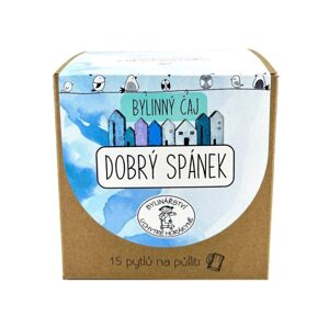 Porcovaný bylinný čaj Dobrý spánok - 45g (15x3g)- Bylinářství U Chytré horákyně