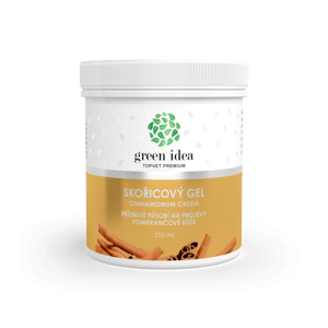 Škoricový masážny gél 250 ml - Green idea