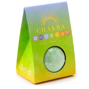 Chakra Šumivá  Kúpeľová bomba v darčekovom balení Čakra jazmín 150g